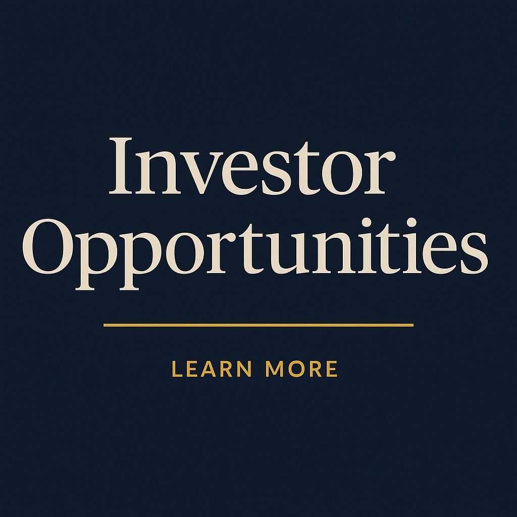 Investor opportunities banner